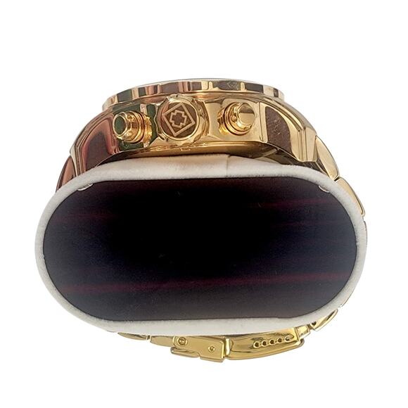 Invicta Men's Pro Diver Watch Scuba Chronograph Green Dial Gold Tone 200m 48mm - Picture 6 of 12